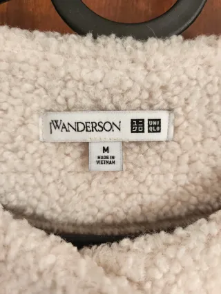 Abrigo JW Anderson x Uniqlo Blanco