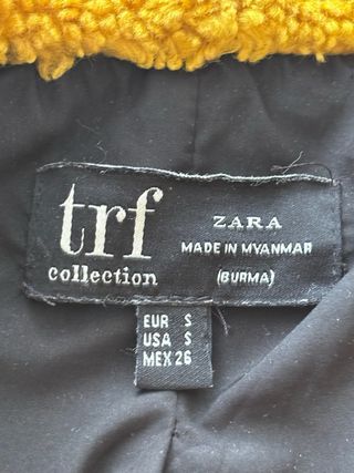 Abrigo Zara Amarillo