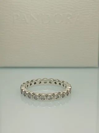 Anillo Pandora Plata y Circonitas T52