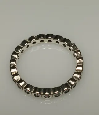 Anillo Pandora Plata y Circonitas T52