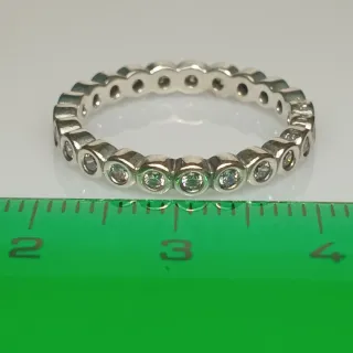 Anillo Pandora Plata y Circonitas T52