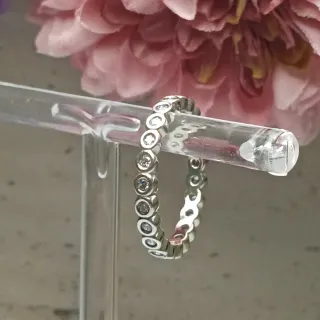 Anillo Pandora Plata y Circonitas T52