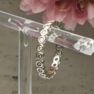 Anillo Pandora Plata y Circonitas T52