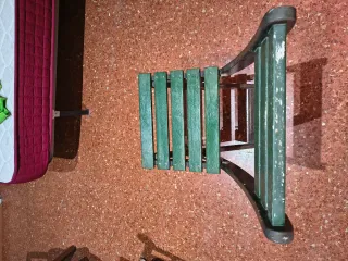 Sillas de madera plegables verdes