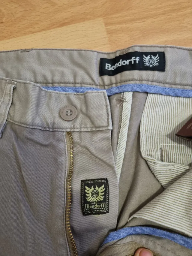 Pantalón chino gabardina Bendorff beige