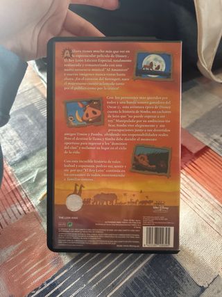 VHS El Rey León Edición Especial
