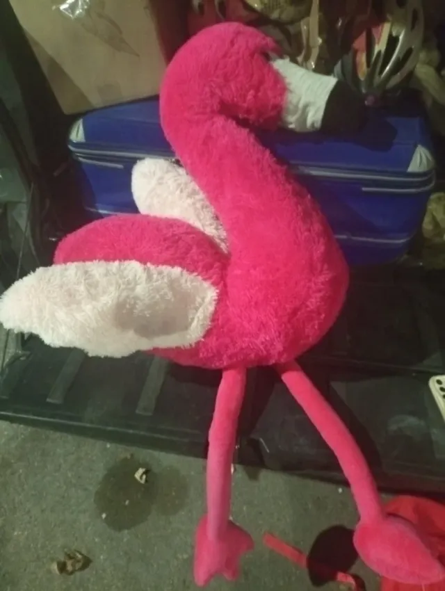 Peluche Flamenco Rosa Grande