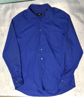 Camisa BOSS Azul Hombre L