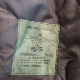 Chaqueta Alpha Industries Gris