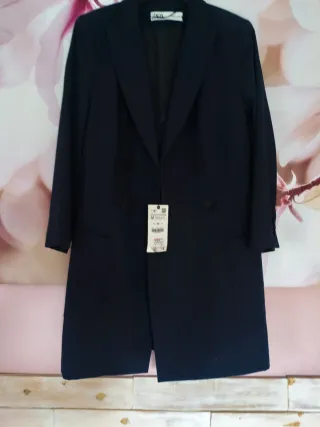 Chaqueta azul marino mujer