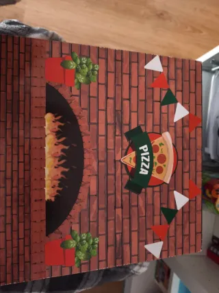 Juego horno pizzeria de madera