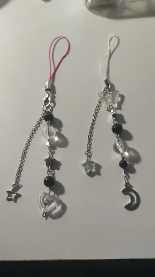 Llaveros a conjunto hechos a mano