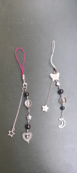 Llaveros a conjunto hechos a mano