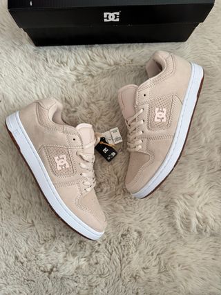 Zapatillas DC Shoes Rosa y Blanco