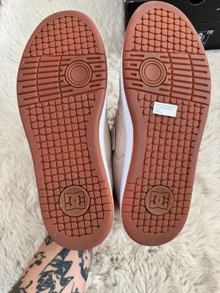 Zapatillas DC Shoes Rosa y Blanco