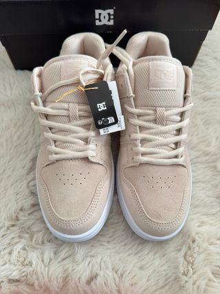 Zapatillas DC Shoes Rosa y Blanco