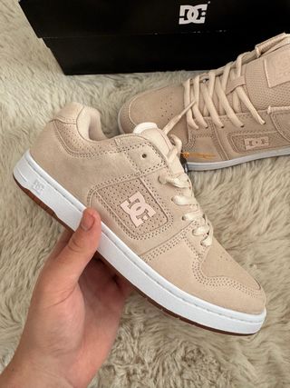 Zapatillas DC Shoes Rosa y Blanco