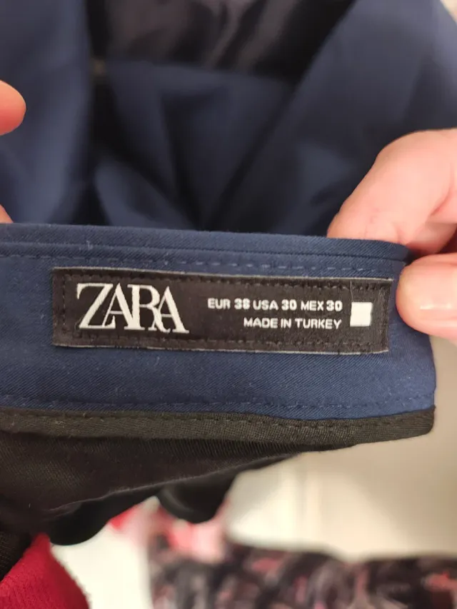 Traje Zara Azul Talla M