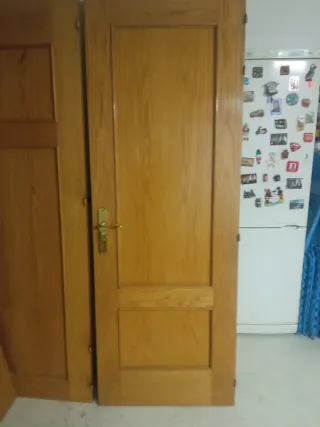 Puerta de interior de madera