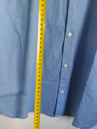 Camisa Calvin Klein Slim Fit Azul