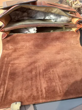 Maletín Piel Marrón Blach Marroquineria. Nuevo