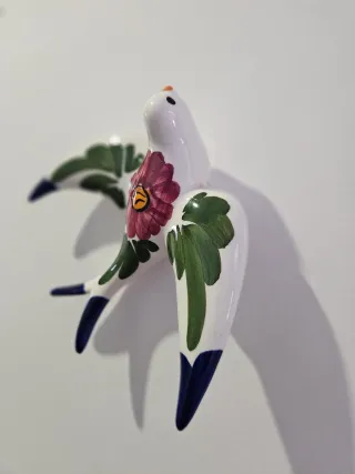 Andorinha Cerâmica Esmaltada