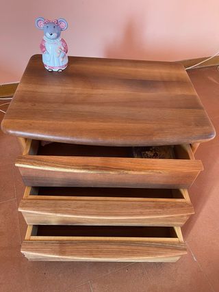 Coppia Comodini Mogano