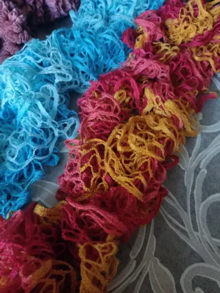 Bufandas hechas a mano originales nuevas