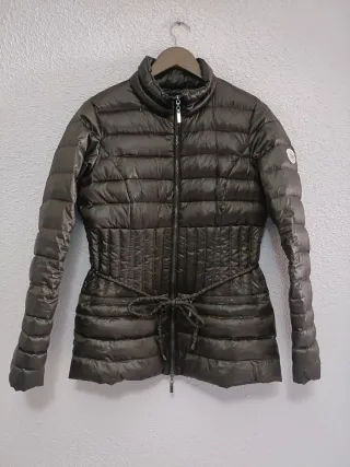 Chaqueta Beaumont de plumas marrón T.38