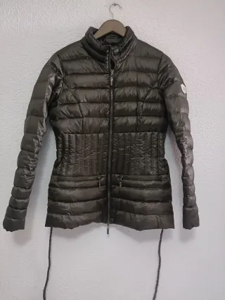 Chaqueta Beaumont de plumas marrón T.38