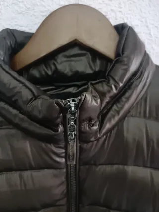 Chaqueta Beaumont de plumas marrón T.38