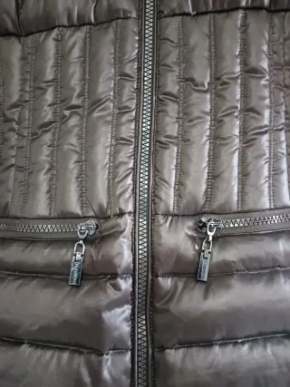 Chaqueta Beaumont de plumas marrón T.38