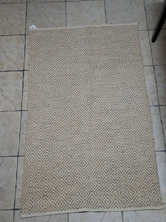 Alfombra EYASI Beige Algodón 120x180