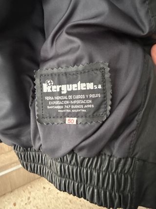 Chaqueta de piel Tal Negra