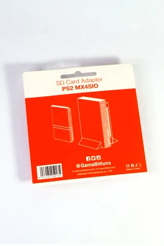 MX4SIO Shell Rossa PlayStation 2 Memory Card