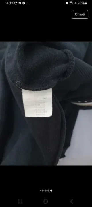 Felpa con zip Frankie Garage donna blu marino