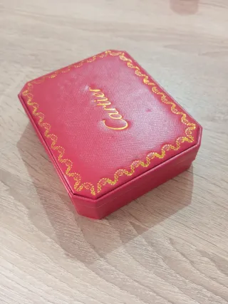 Estuche/Caja Cartier Roja Vacía