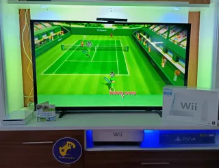 Nintendo Wii Completa Caja Manuales Wii Sports