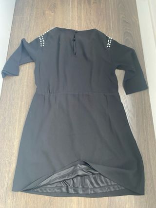 Vestido H&M negro con pedrería