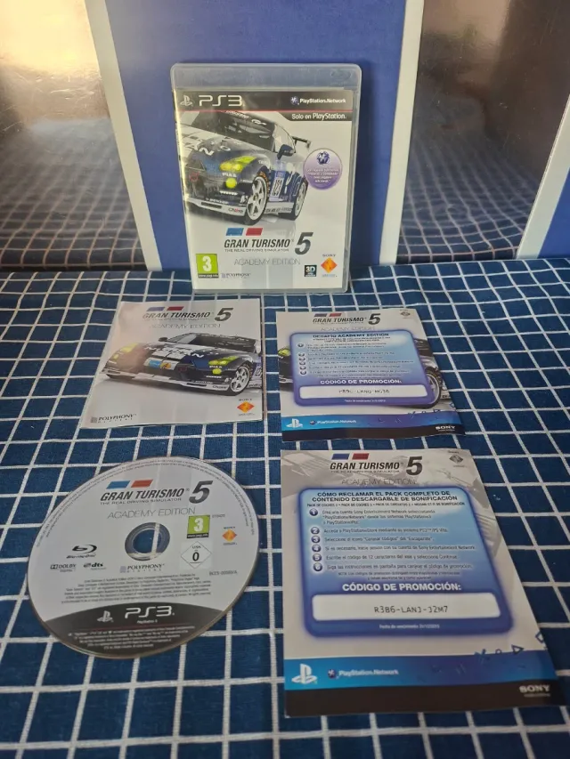 PS3 GRAN TURISMO 5 ACADEMY EDITION ORIGINAL