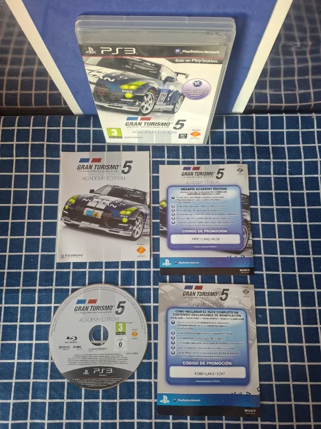 PS3 GRAN TURISMO 5 ACADEMY EDITION ORIGINAL