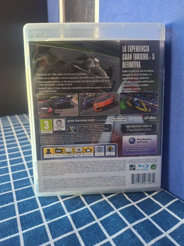 PS3 GRAN TURISMO 5 ACADEMY EDITION ORIGINAL
