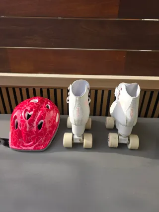 Patines niña Talla 33 + Casco incluido