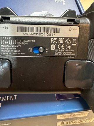 Mando Razer Raiju Tournament Edition PS4/ PC