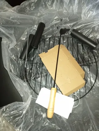 Barbacoa de mesa redonda