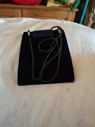 Bolso de fiesta terciopelo azul marino