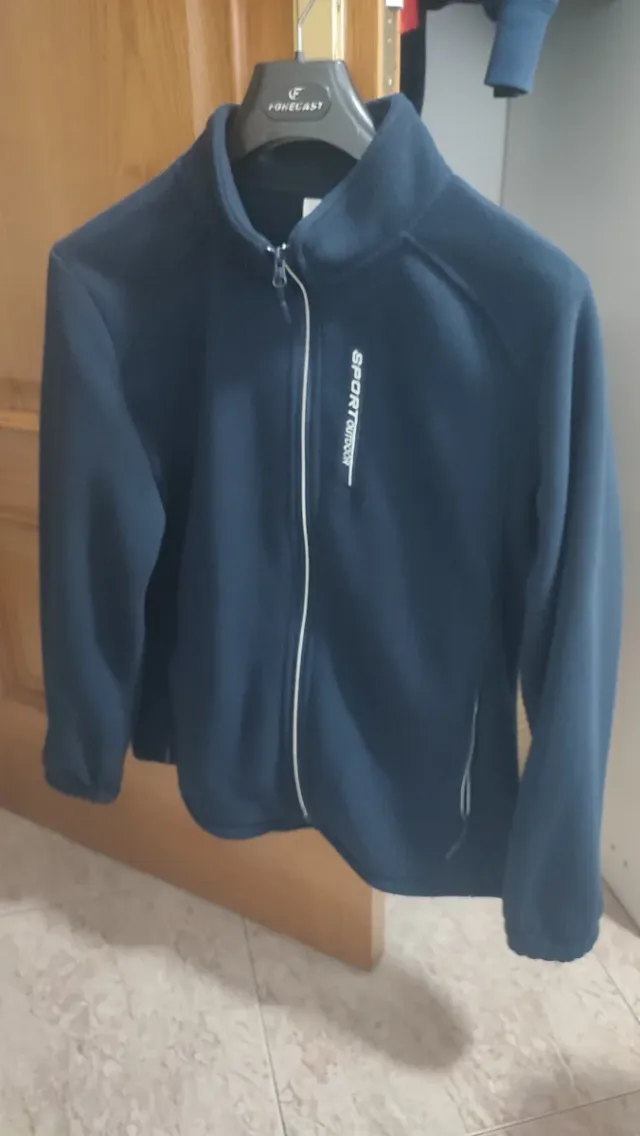 Chaqueta polar Shein azul