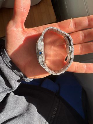 Cartier Santos Full Iced 25 Quilates Diamantes