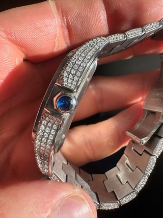 Cartier Santos Full Iced 25 Quilates Diamantes