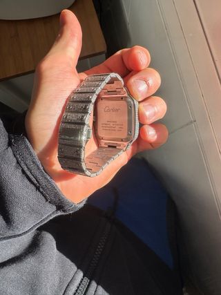 Cartier Santos Full Iced 25 Quilates Diamantes